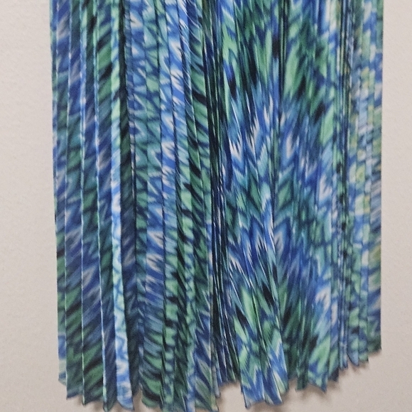 Chico accordion style midi to maxi skirt size 3 = large see pics - Picture 6 of 14